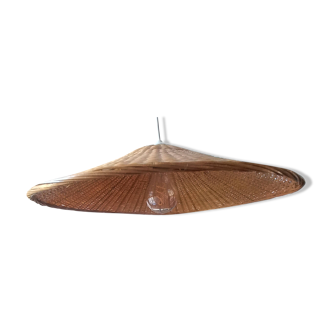 Vintage rattan pendant light