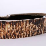 Vintage Yamasan Ikebana Bowl - Authentic 1960s Japanese Ceramic