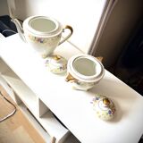 19th-century porcelain coffee/tea service - G. Boyer