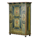 Antique german hand painted cabinet, circa 1850