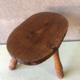 Old folk art stool