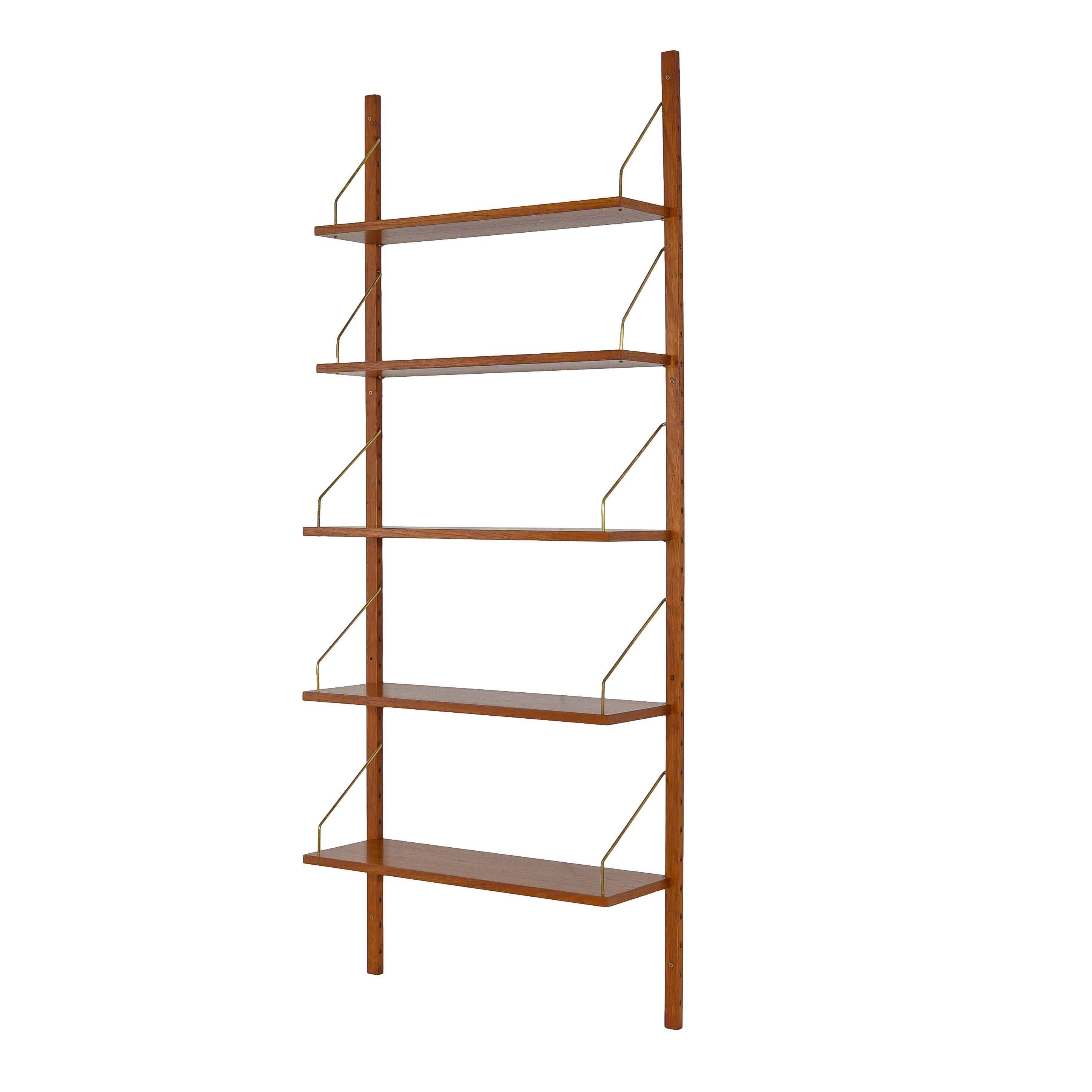 Étagères modulaires, placage de teck, Danemark, années 1970