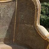 Sofa canage bench - gilded wood Louis XV style