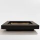 Lacquered brass and chrome coffee table by Alain Delon for Maison Jansen, 1972