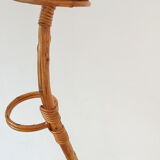 Rattan plant holder 50s