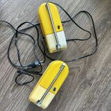 Pair of vintage telescopic lamp Fagerhults