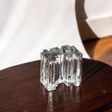 Modernist soliflore in molded glass, Germany, 1970s