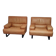 2 x fauteuils Machalke / cuir épais