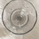 Glass on foot - blown glass bubble late nineteenth early twentieth
