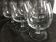 6 verres à dégustation en cristal fin milieu XXème