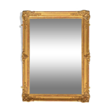 Miroir doré du XIXe siècle 84x64cm