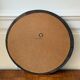 Minimalist round wooden mirror