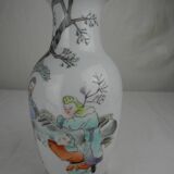 Antique porcelain vase, vintage Chinese porcelain vase