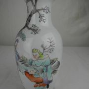 Antique porcelain vase, vintage Chinese porcelain vase