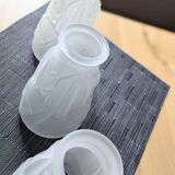 Set of 3 glass paste globes (L-0210-2)