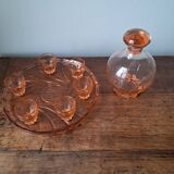 Pink alcohol service, 1960s