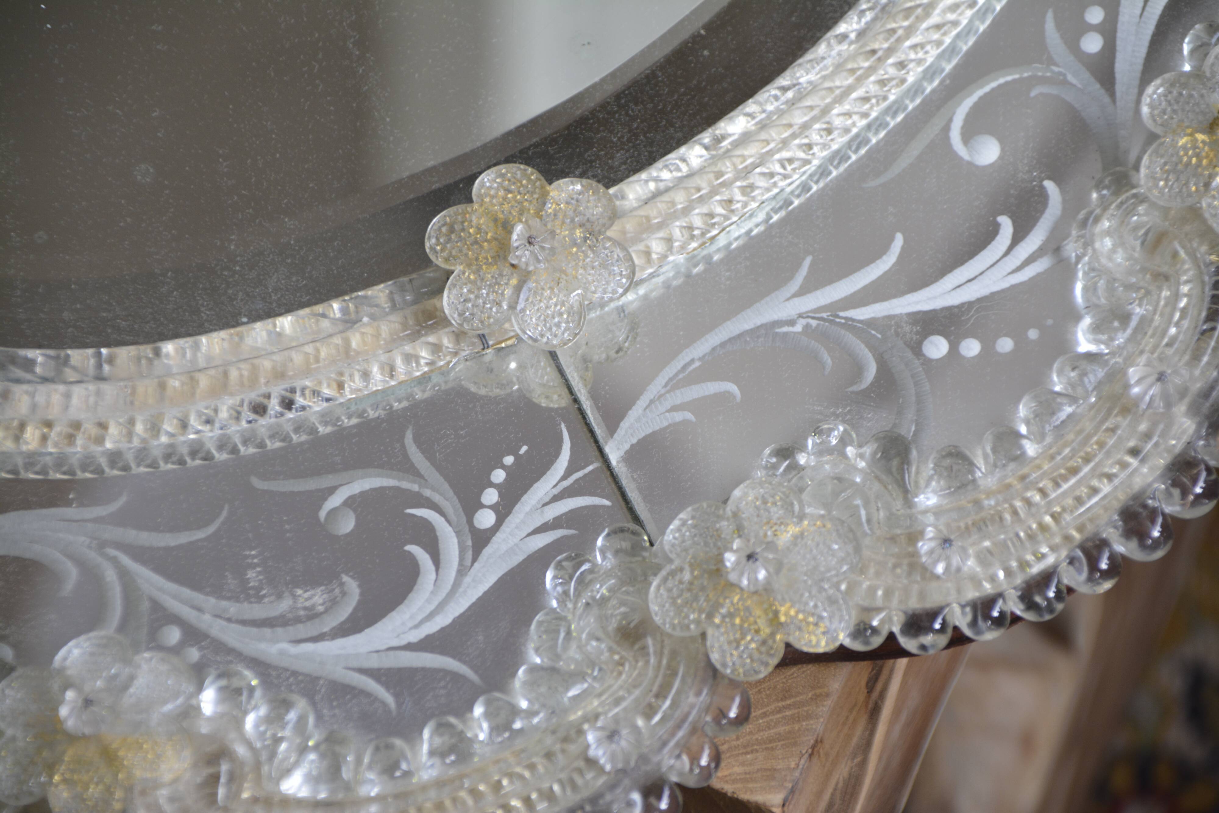 Venetian mirror murano