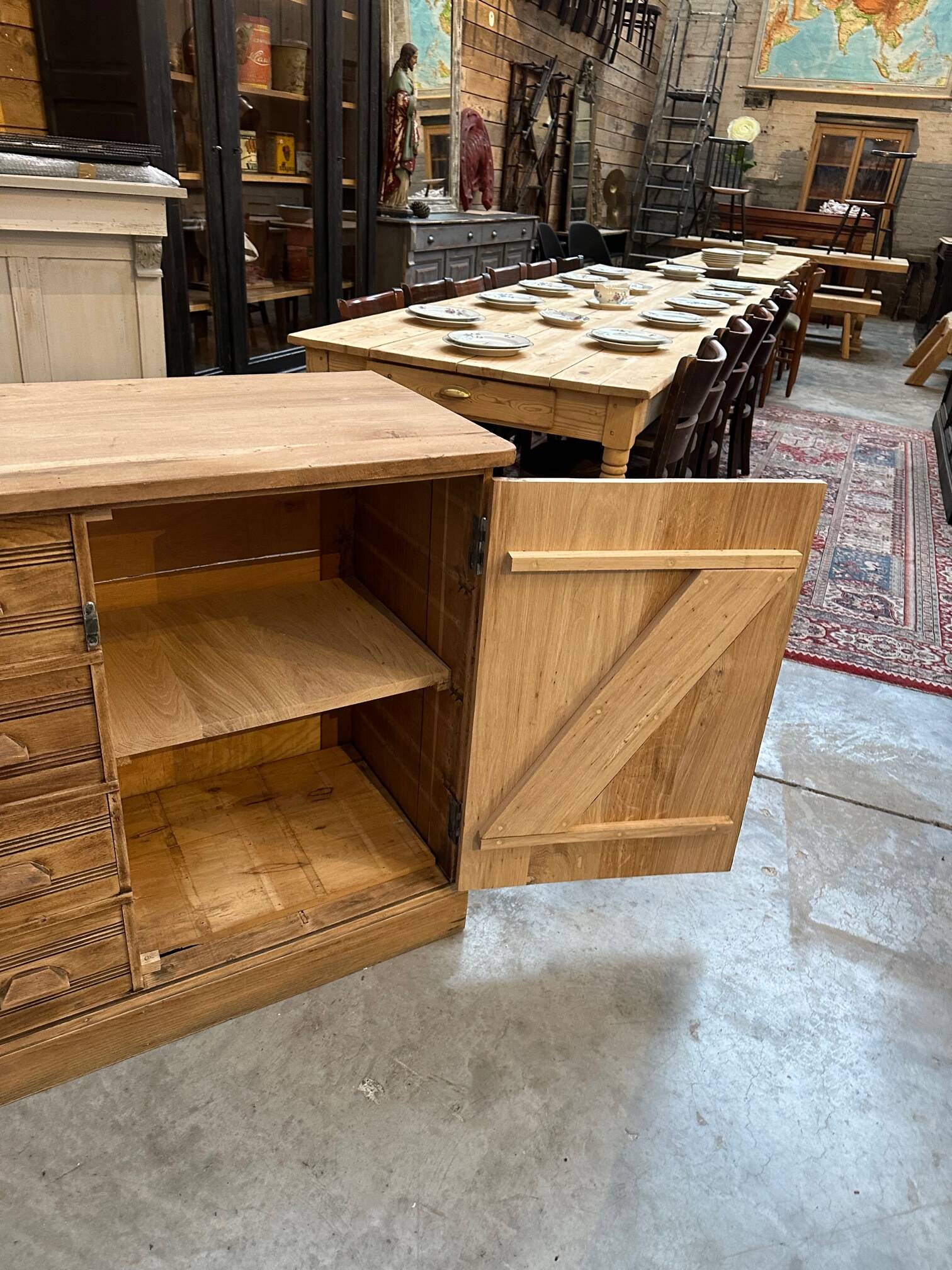 Solid oak professional furniture