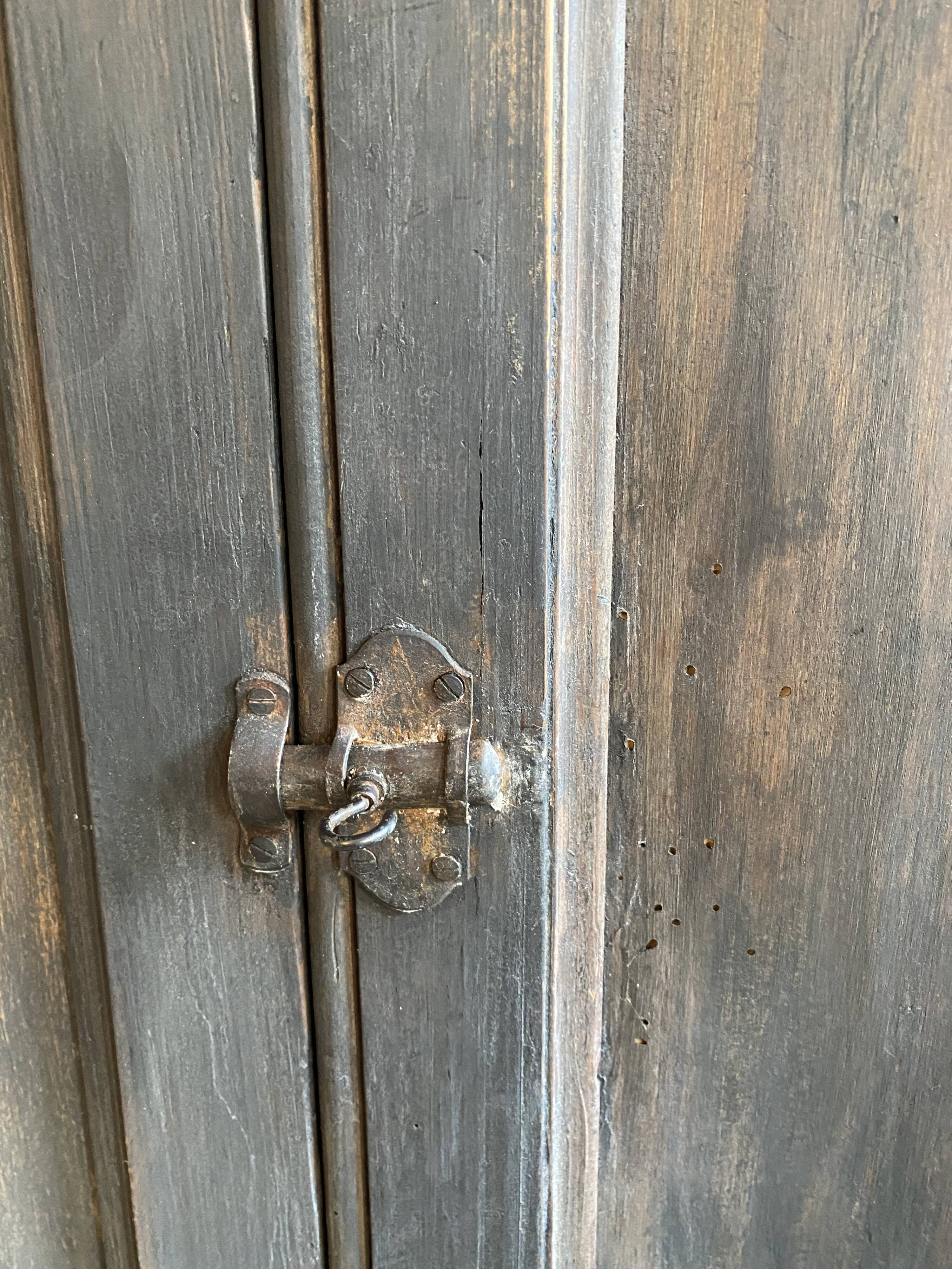 Parisian buffet in its blackened patina