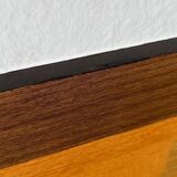 Mid-century wood veneer intarsia wall panel, 1960s