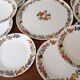 Dish & 12 dessert plates Porcelain of Paris "The Four Seasons"