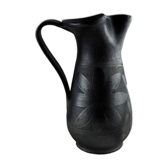 Stylized black pitcher - black pottery of Bisalhães - XXth