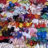 Moroccan carpet boucherouite colored - 117 x 159 cm