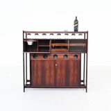 Knud Bent dry bar in rosewood Dyrlund Denmark 1960
