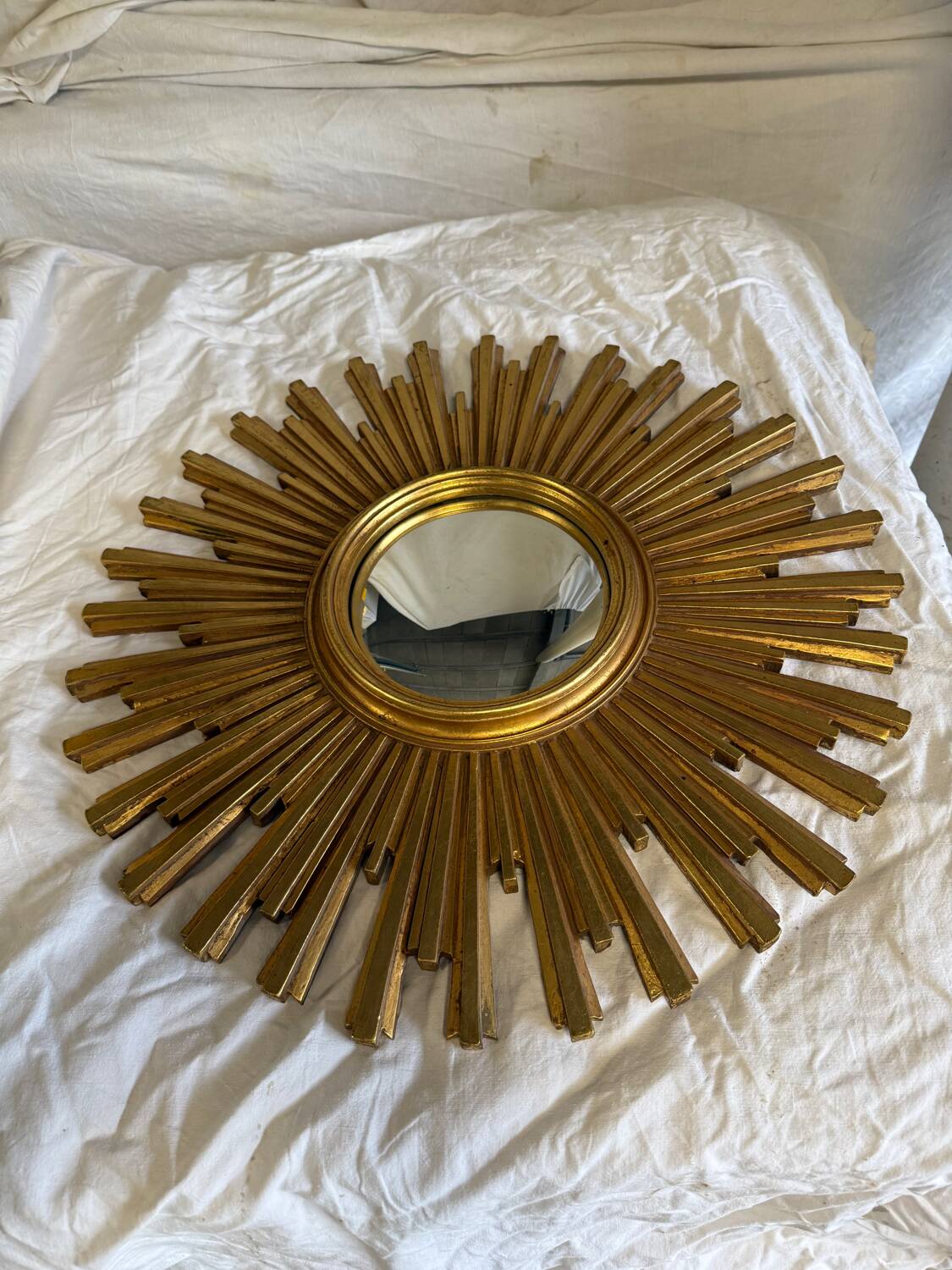 Golden sun mirror