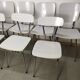 Lot de 9 chaises blanche en formica