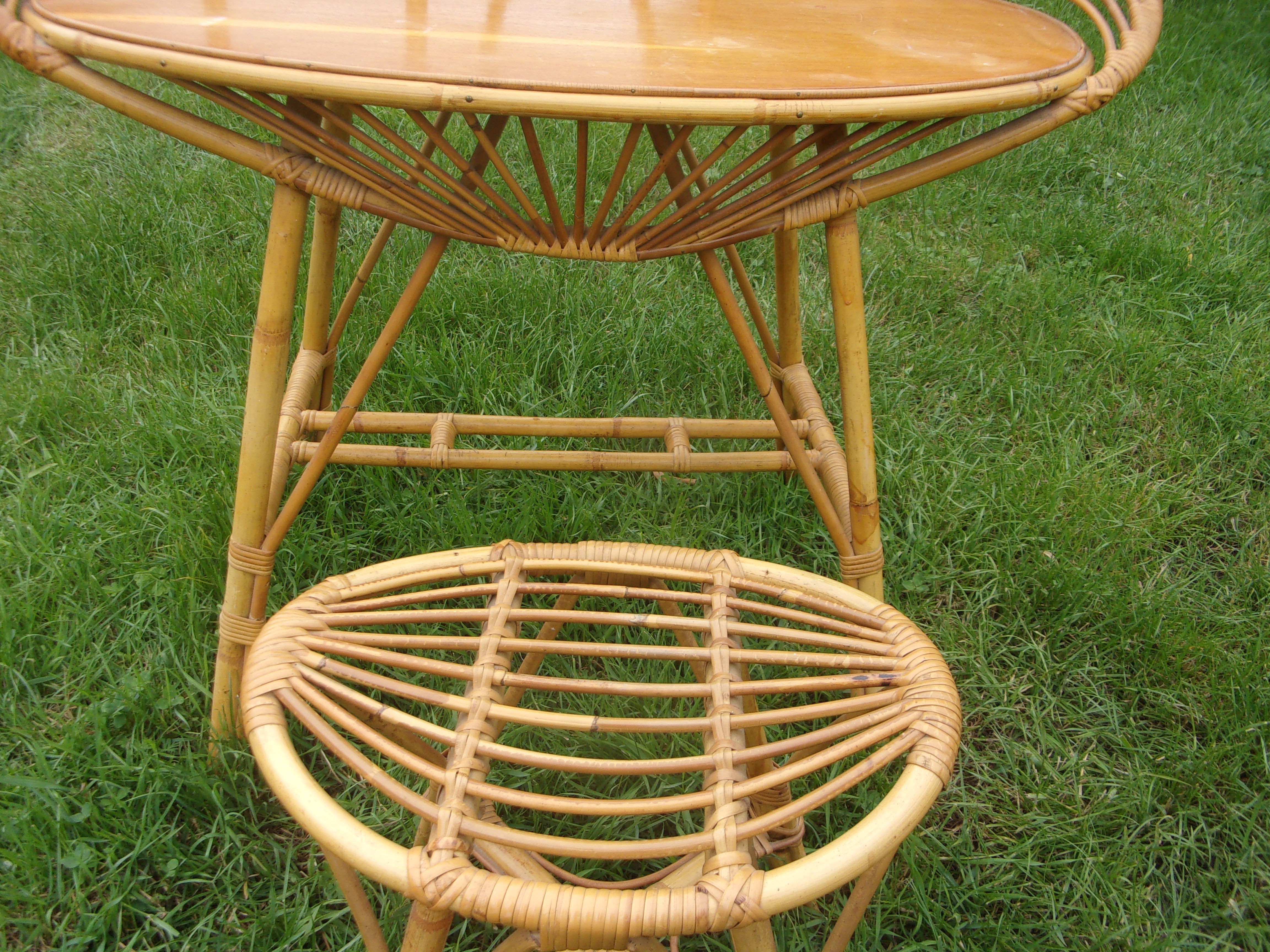 1960 adult rattan design hairdresser