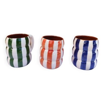 Oudayas striped mugs