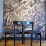 Paire de chaises scandinaves Hyllinge mobler