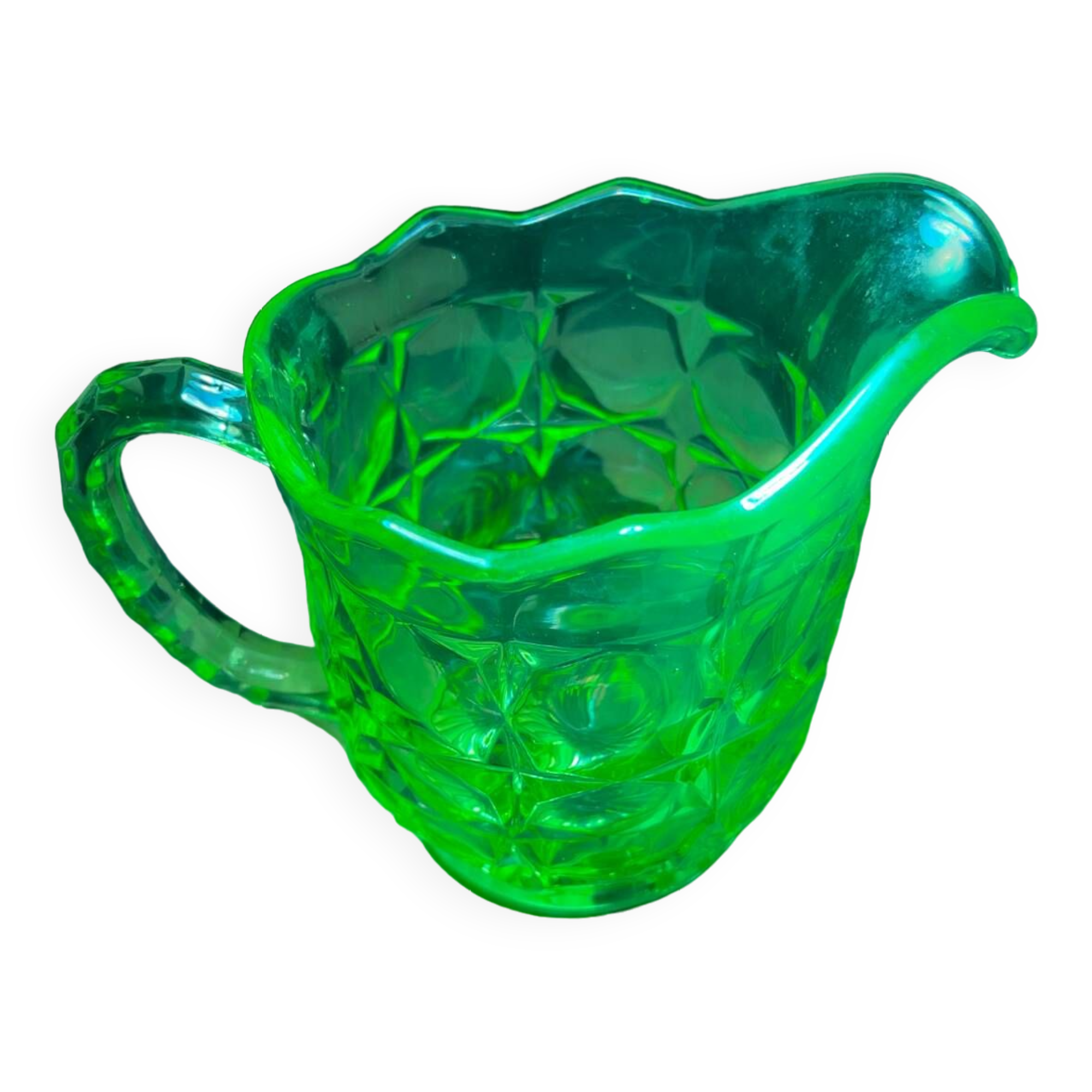 Uranium green pitcher 1930