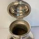 Antique silver-plated metal baluster jug from the early 20th century, VMF