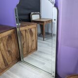 Beveled art deco mirror 127 x 83 cm