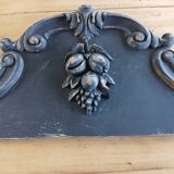 Old carved wooden pediment
