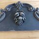 Antique carved wooden pediment