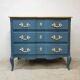 Vintage cherry wood commode refurbished