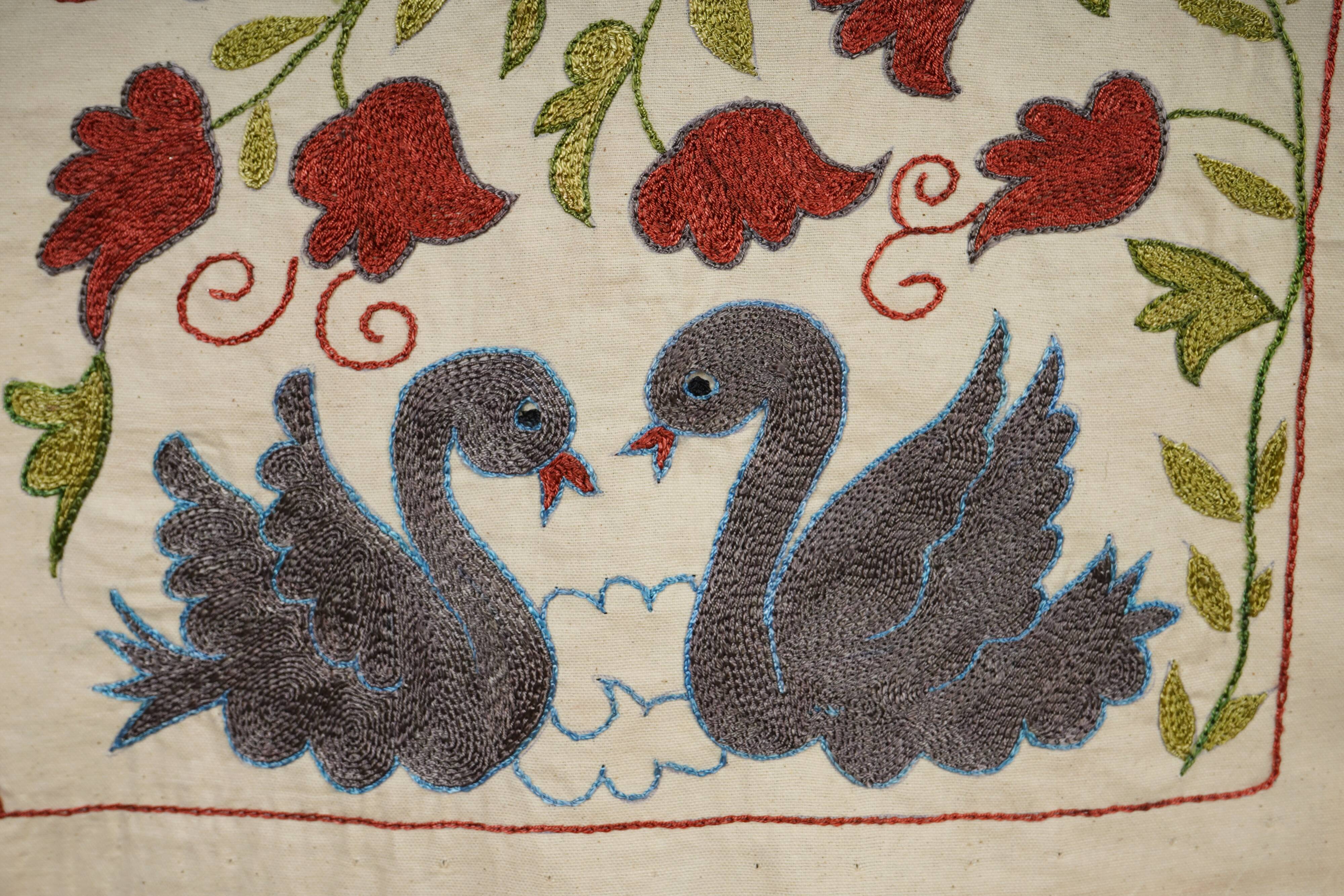 Hand-knotted rug, vintage Turkish rug 51x91 cm