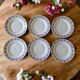 6 antique flat plates in Saint-Amand earthenware (Nord)