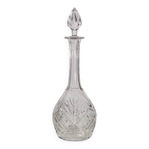 Carafe en cristal taillé