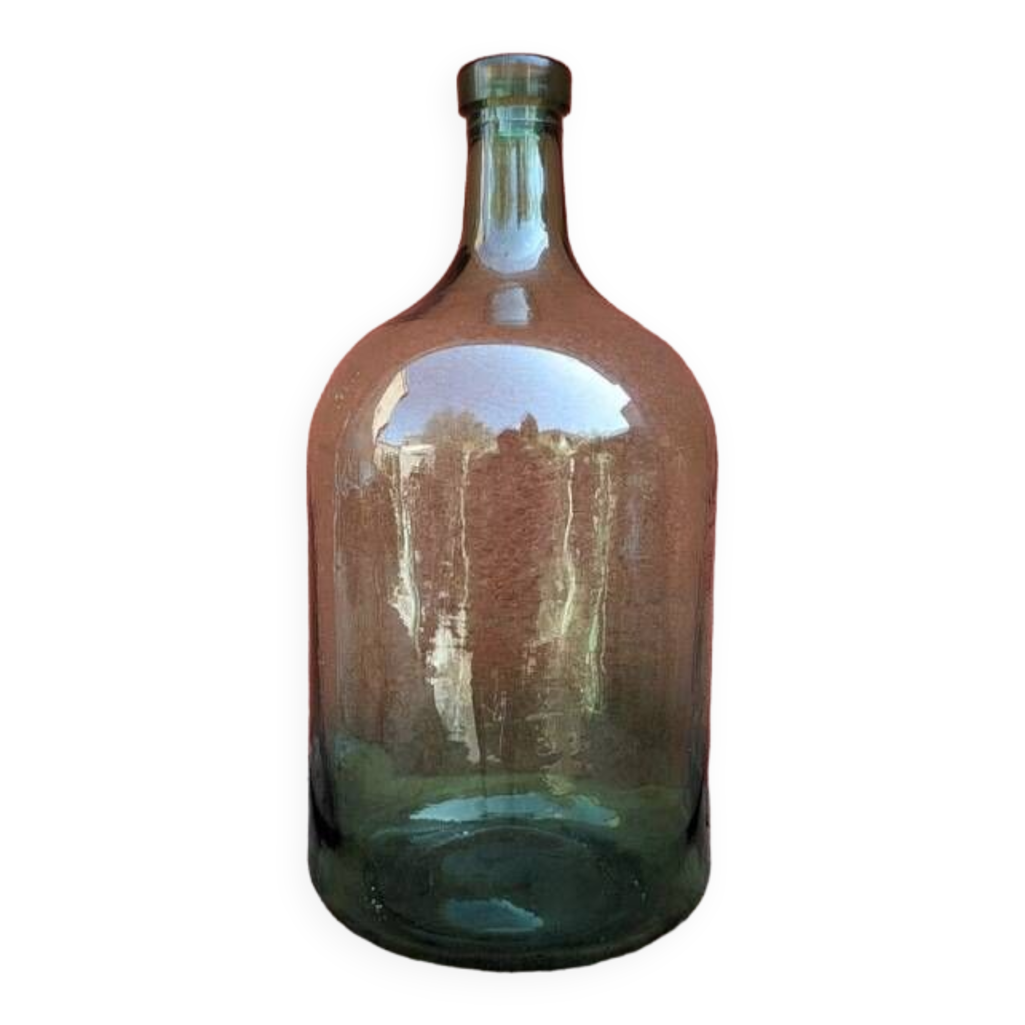 Dame-Jeanne green high 5 liters