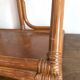 70s rattan wall shelf