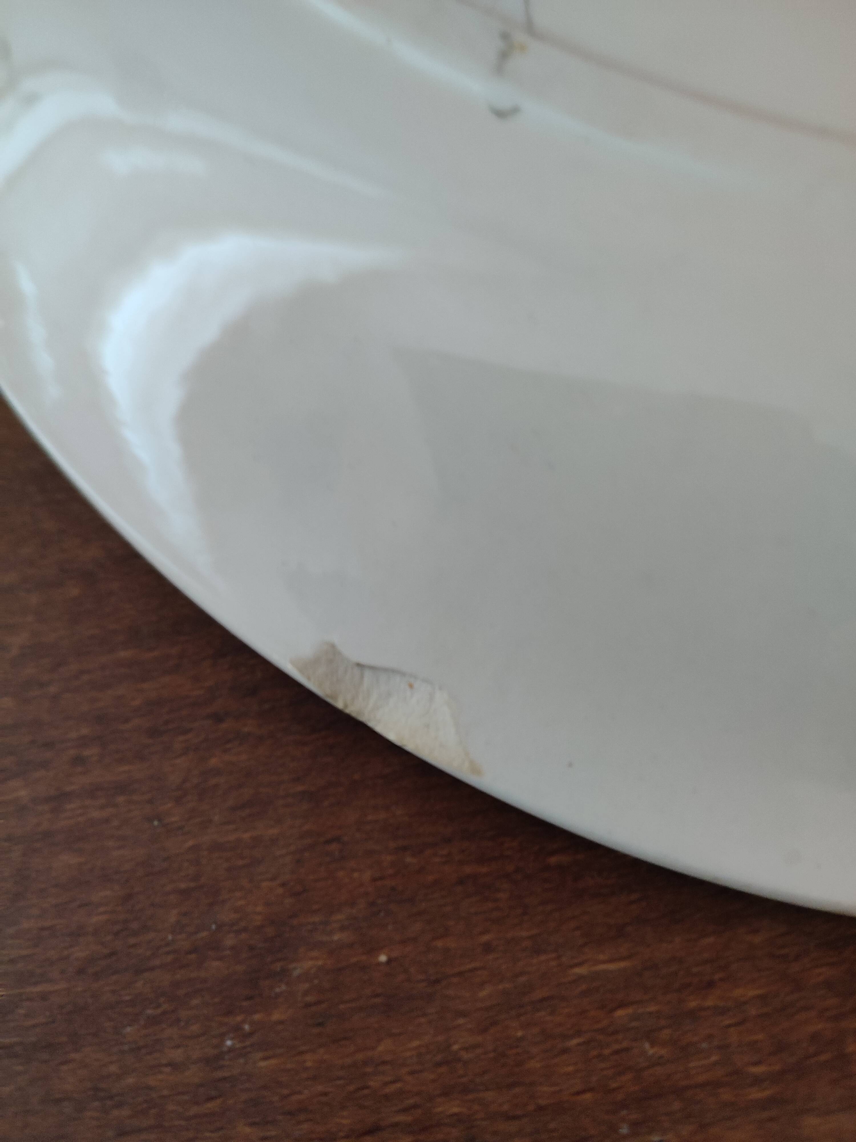 Oval ceramic dish Salins