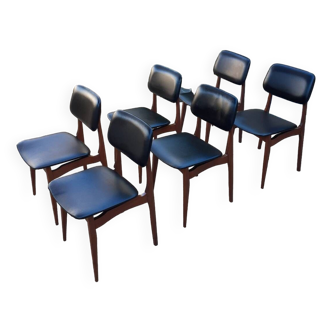 Set of 6 Scandinavian chairs