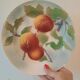 Assiette en barbotine