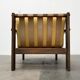 Vintage brutalist lounge chair set, 1960s