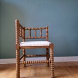 Chaise d'angle restaurée