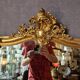 Golden Louis XV mirror